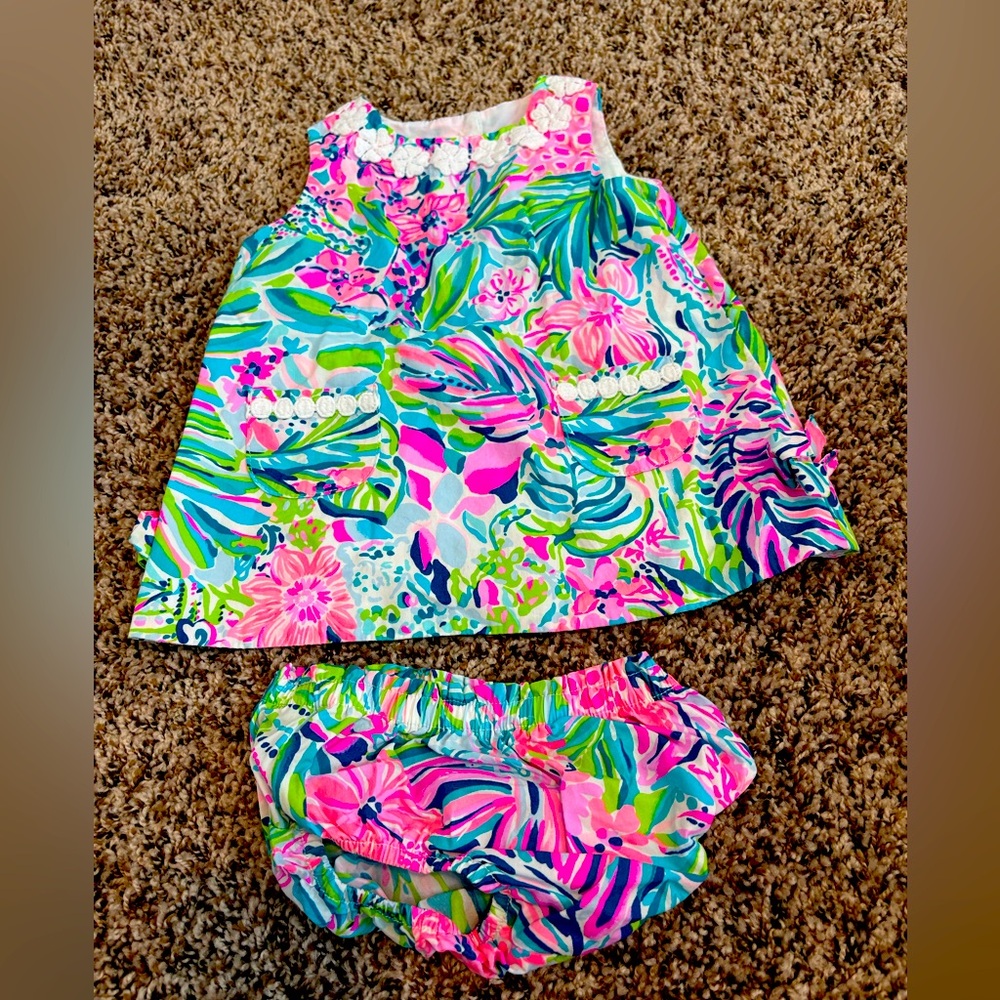 Lilly Pulitzer Paloma set. 12-18mo